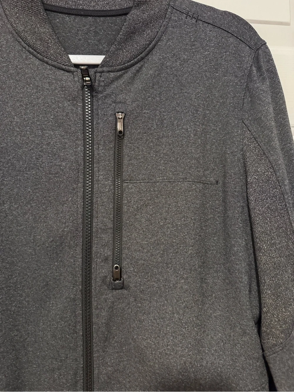 🍋Lululemon Men's Charcoal Heather Bomber Jacket